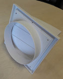 Plastic Cowled Vent with Gravity Flap